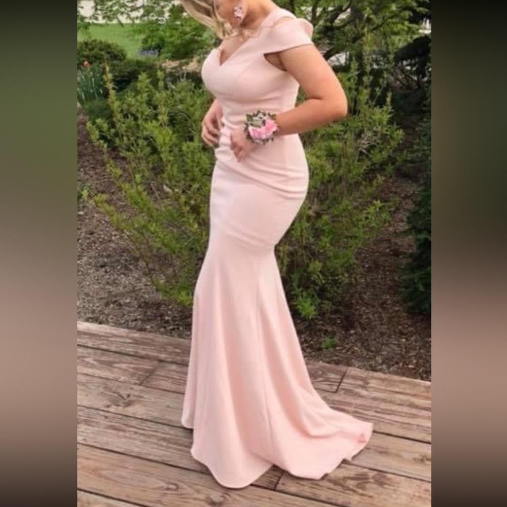 Light pink gown